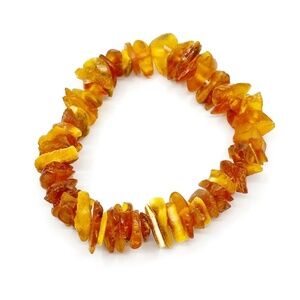 Vintage baltic amber stretch bracelet - GM616